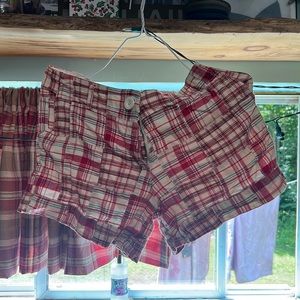At last plaid shorts